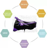 malti Waterproof Two Wheeler Cover for Suzuki(Access 125, Black, Purple)-thumb2