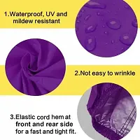 malti Waterproof Two Wheeler Cover for Suzuki(Access 125, Black, Purple)-thumb1