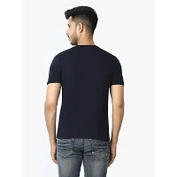 LE BOURGEOIS Men Round Neck Half Sleeve Casual T-Shirt-thumb3