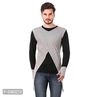 Men's Multicoloured Cotton Round Neck T-Shirt-thumb0