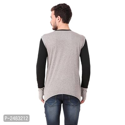 Men's Multicoloured Cotton Round Neck T-Shirt-thumb4