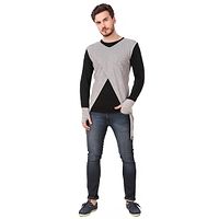 Men's Multicoloured Cotton Round Neck T-Shirt-thumb4