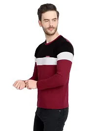 LE BOURGEOIS Men Colorblocked Full Sleeve T-Shirt-thumb1