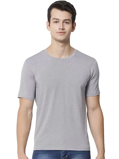 Trendy 95% cotton 5% elastane t-shirts For Men 