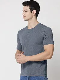 LE BOURGEOIS Men Round Neck Half Sleeve T-Shirt-thumb2