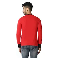 LE BOURGEOIS Men Round Neck Full Sleeve Solid Casual T-Shirt-thumb3