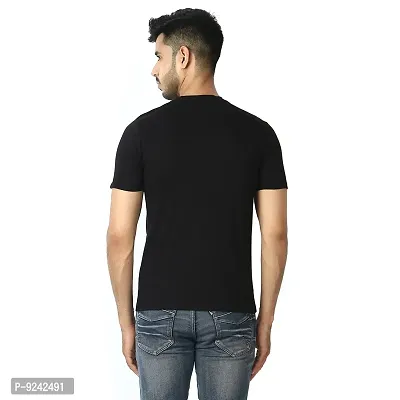 LE BOURGEOIS Men Round Neck Half Sleeve Casual T-Shirt-thumb4