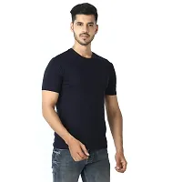 LE BOURGEOIS Men Round Neck Half Sleeve Casual T-Shirt-thumb2