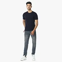 LE BOURGEOIS Men Round Neck Half Sleeve Casual T-Shirt-thumb4