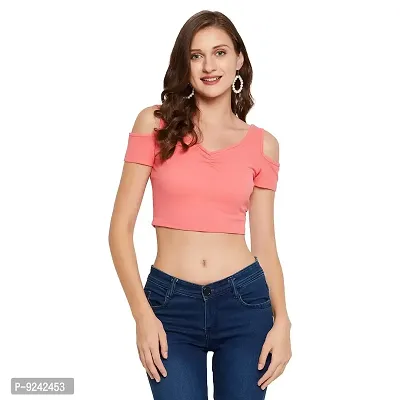 Open shoulder 2025 crop top