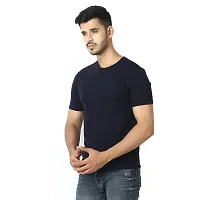 LE BOURGEOIS Men Round Neck Half Sleeve Casual T-Shirt-thumb1