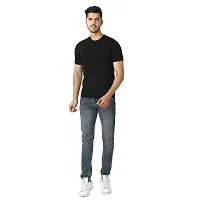 LE BOURGEOIS Men Round Neck Half Sleeve Casual T-Shirt-thumb4