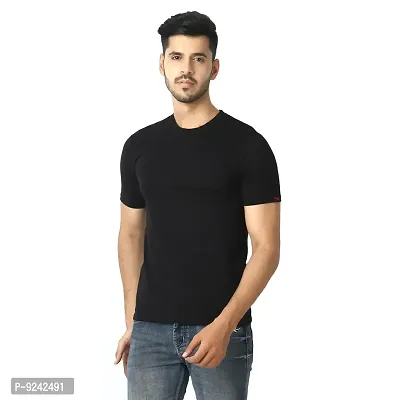 LE BOURGEOIS Men Round Neck Half Sleeve Casual T-Shirt-thumb0