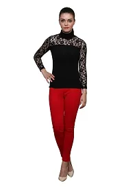 Women high neck full sleeve top-thumb2