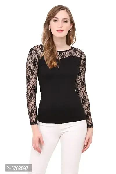 Women Cotton Lycra full sleeve top