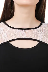 Women Stylish Black Full Sleeve Top-thumb2