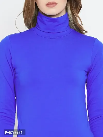 Women High-neck Full Sleeve Top-thumb3