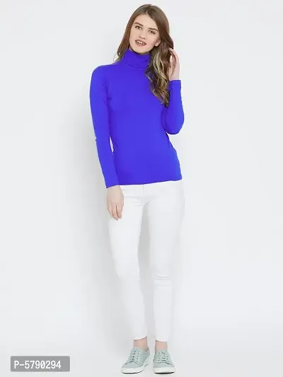 Women High-neck Full Sleeve Top-thumb4