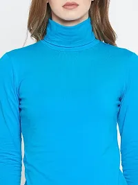 Women High-neck Full Sleeve Top-thumb2