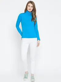 Women High-neck Full Sleeve Top-thumb3