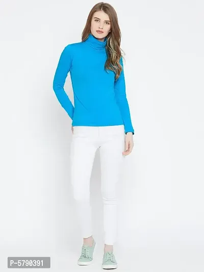 Women High-neck Full Sleeve Top-thumb4