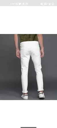 Stylish Cotton Blend Mid-Rise Jeans For Men-thumb2