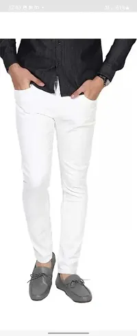 Stylish Blend Mid-Rise Jeans For Men