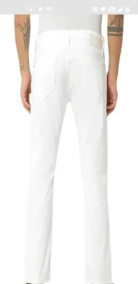 Stylish Cotton Blend Mid-Rise Jeans For Men-thumb2