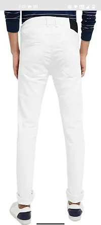 Stylish Cotton Blend Mid-Rise Jeans For Men-thumb1