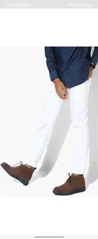 Stylish Cotton Blend Mid-Rise Jeans For Men-thumb3