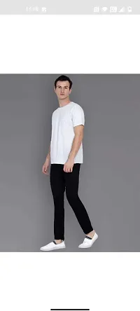 Stylish Cotton Blend Mid-Rise Jeans For Men-thumb3