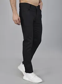 Stylish Denim Black Regular Fit Mid-Rise Jeans For Men-thumb3