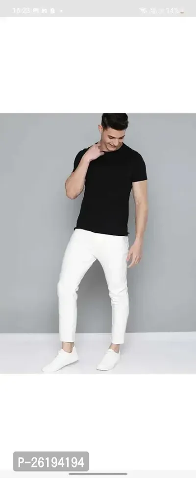 Stylish Cotton Blend Mid-Rise Jeans For Men-thumb4