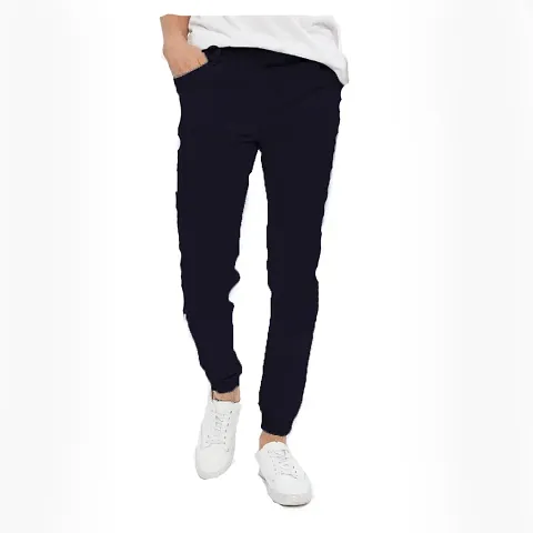 Stylish Black Cotton Blend Jeans For Men