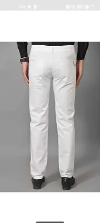 Stylish Cotton Blend Mid-Rise Jeans For Men-thumb1