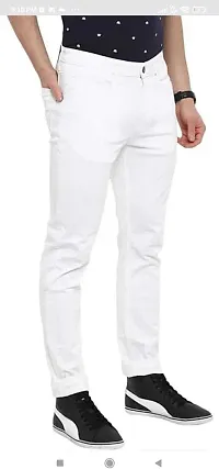 Stylish Cotton Blend Mid-Rise Jeans For Men-thumb2