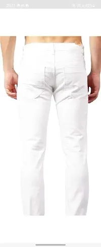 Stylish Cotton Blend Mid-Rise Jeans For Men-thumb1