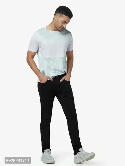 Stylish Black Polycotton Mid-Rise Jeans For Men-thumb3