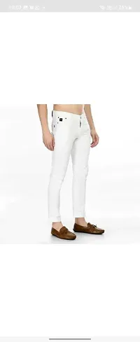 Stylish Cotton Blend Mid-Rise Jeans For Men-thumb2