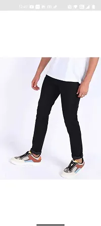 Stylish Cotton Blend Mid-Rise Jeans For Men-thumb1