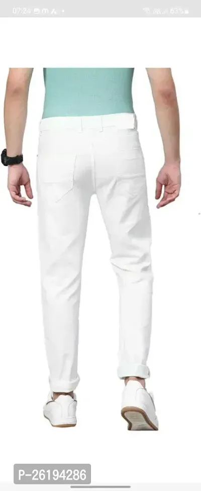 Stylish Cotton Blend Mid-Rise Jeans For Men-thumb2