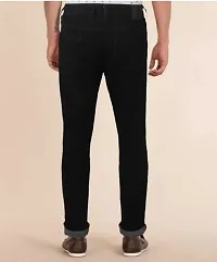 Men Plain Black Jeans-thumb1