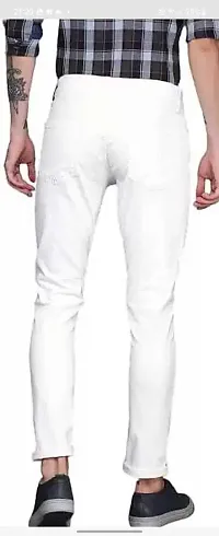 Stylish Cotton Blend Mid-Rise Jeans For Men-thumb2