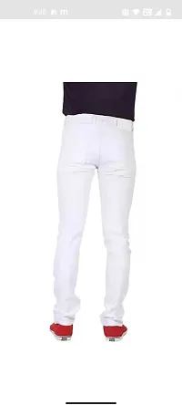 Stylish Cotton Blend Mid-Rise Jeans For Men-thumb1