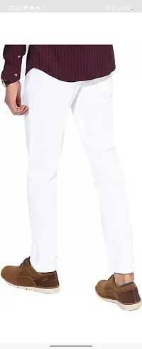 Stylish Cotton Blend Mid-Rise Jeans For Men-thumb1