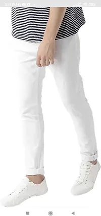 Stylish Cotton Blend Mid-Rise Jeans For Men-thumb2