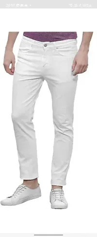 Stylish Blend Mid-Rise Jeans For Men