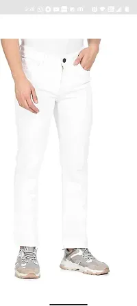 Stylish Cotton Blend Mid-Rise Jeans For Men-thumb1