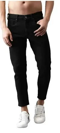 Stylish Blend Mid-Rise Jeans For Men