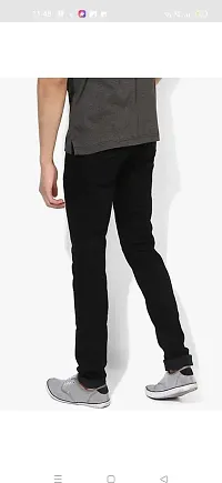 Stylish Cotton Blend Mid-Rise Jeans For Men-thumb2